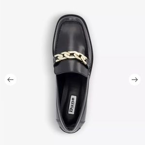 DUNE - Greatness plaited-chain leather loafers